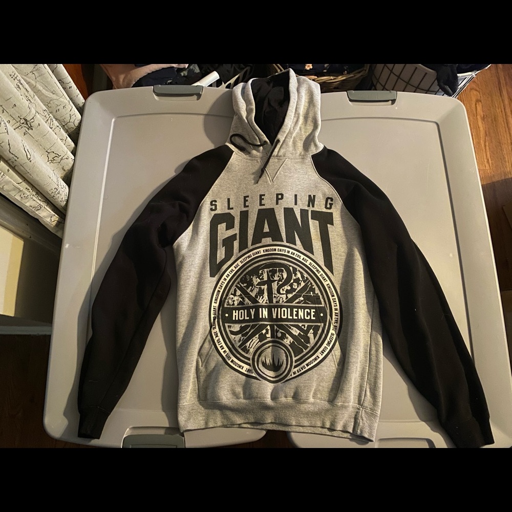 Sleeping Giant. Holy in violence hoodie!